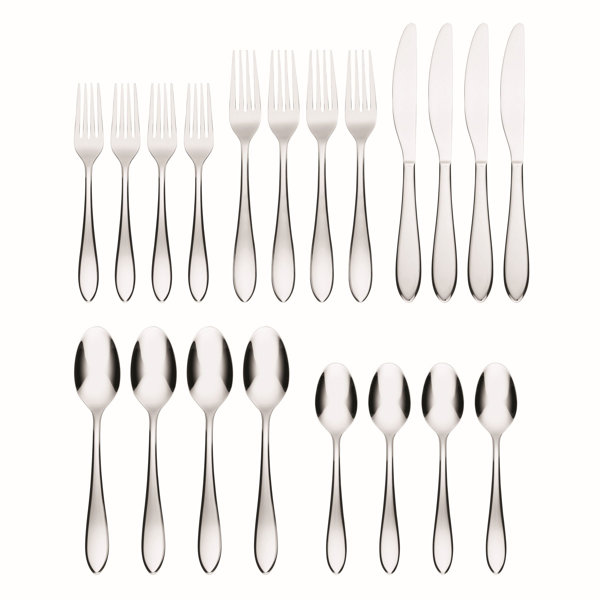 Wayfair Basics® Burkley 20 Piece Flatware Set & Reviews Wayfair
